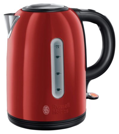 Russell Hobbs - Westminster - Red Stainless Steel - Kettle 20445 Russell Hobbs - Westminster - Red Stainless Steel - Kettle 20445